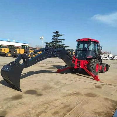 China Earth Moving Construction Machinery Loader Backhoe 4X4 2.5ton Backhoe 388