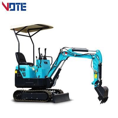 CE EPA Approved Popular 1t Mini Excavator Chinese Factory Direct Mini Excavator Digger for Sale