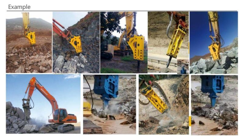 CE Certification China Factory Price Excavator Attachments High Frequency Vibro Hydraulic Ripper