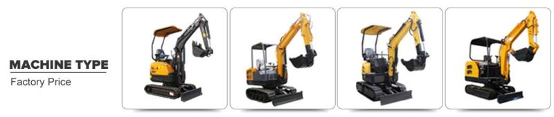 New Ce Certification Hydraulic Mini Crawler Excavator Compact Micro Digger 0.8ton 1ton 2ton 3ton 4ton 5ton 6ton 7ton 8ton 9ton 10ton Prices