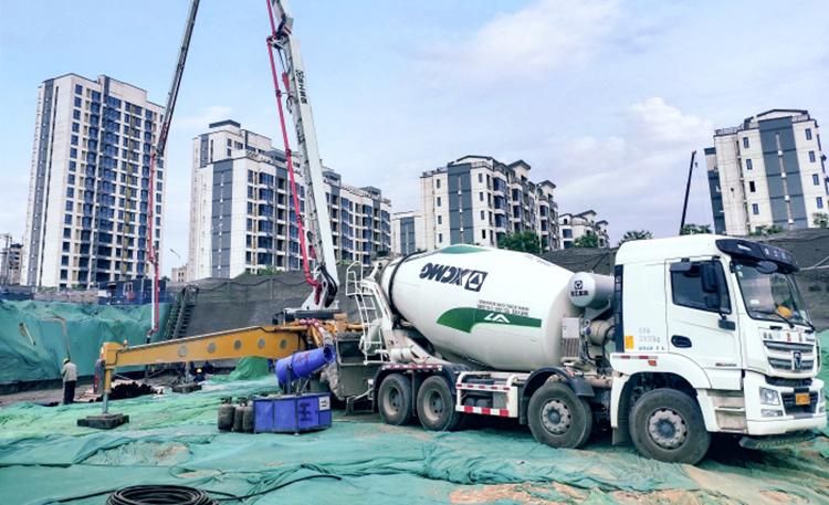 XCMG Factory G10V Concrete Truck 10cubic Schwing Mobile New Concrete Mixer Price for Sale