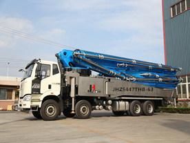63m FAW Jiefang, Foton, Isuzu Mobile Concrete Pumps, Concrete Placing Boom, Truck-Mounted Concrete Boom for Sale