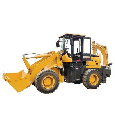 Discount Price Sturdy Mini Back Hoe Loader Wheel Backhoe Loader 4WD