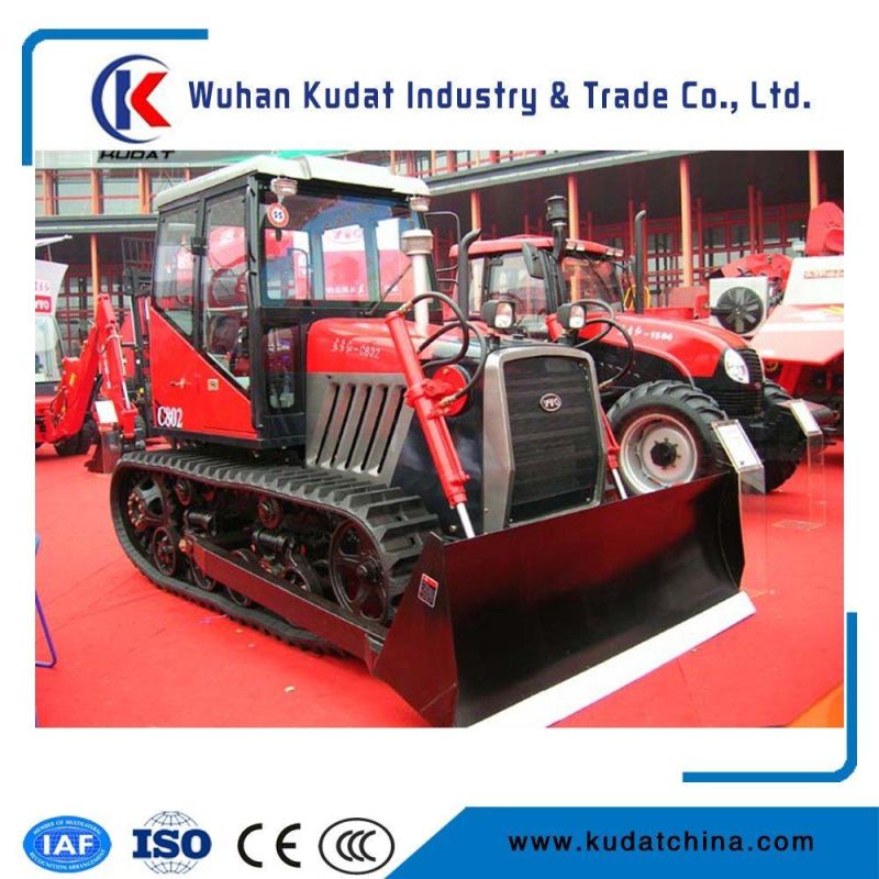 80HP Earth Moving Bulldozer Crawler Tractor Type