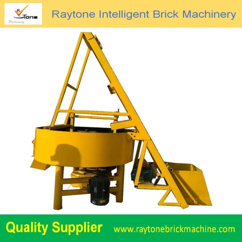 Jq350 Concrete Pan Mixer Machine for Small Business