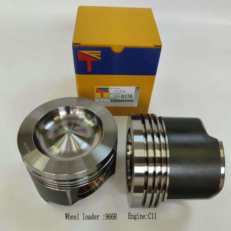 High-Performance Diesel Engine Engineering Machinery Parts Piston 339-8176 for Wheel Loaders Parts 966h Excavator Parts E345D Engine Parts C13 C11 Generator Set