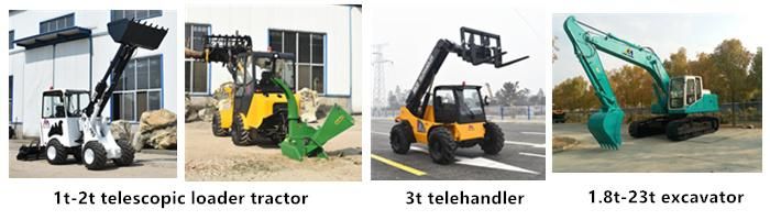 1 Ton Compact Mini Wheel Loader with 0.5m3 Bucket