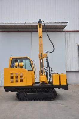 New Design Helical Pile Driver Attachment with Hydraulic Hammer