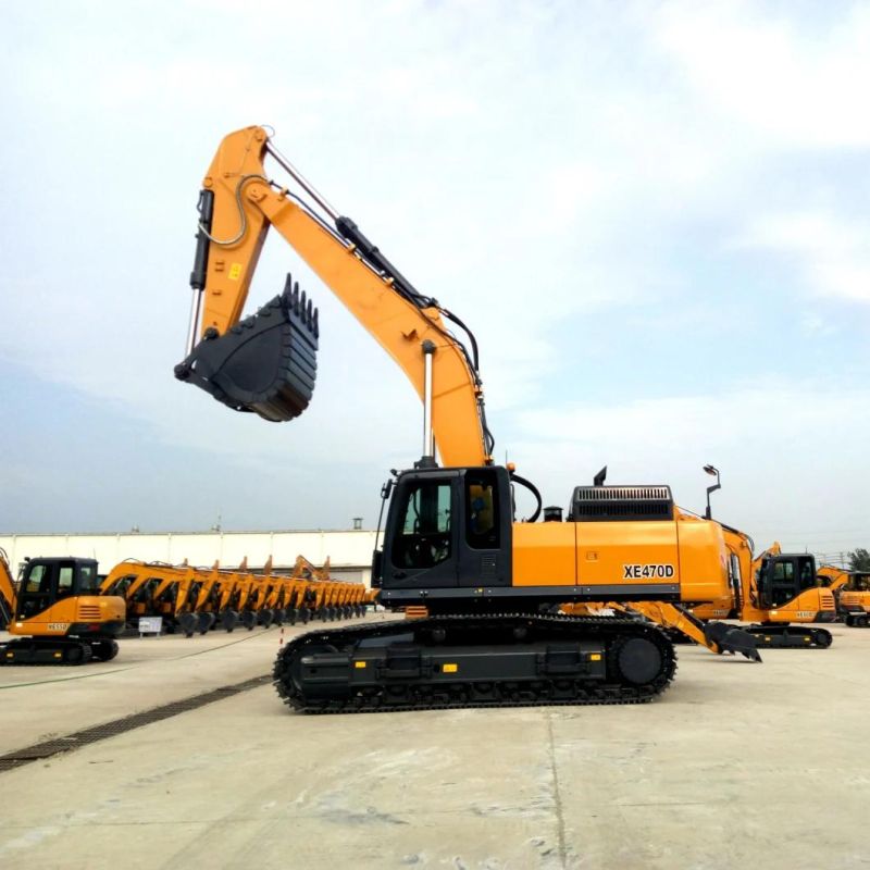 China Xuzhou Construction Machinery 47ton Xe470d Rotating Bucket Excavator Prices