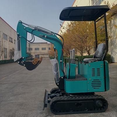 EPA CE Approved Track 1t Mini Excavator with Door to Door