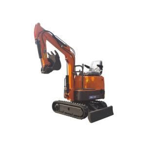 Mini Hydraulic Bulldozer Small Rubber Steel Crawler 0.9ton Excavator Price for Sale
