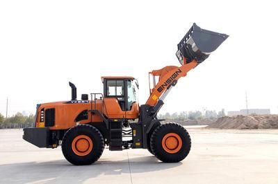 Reliable 6 Ton Large Wheel Loader with Ce (3.5m3)