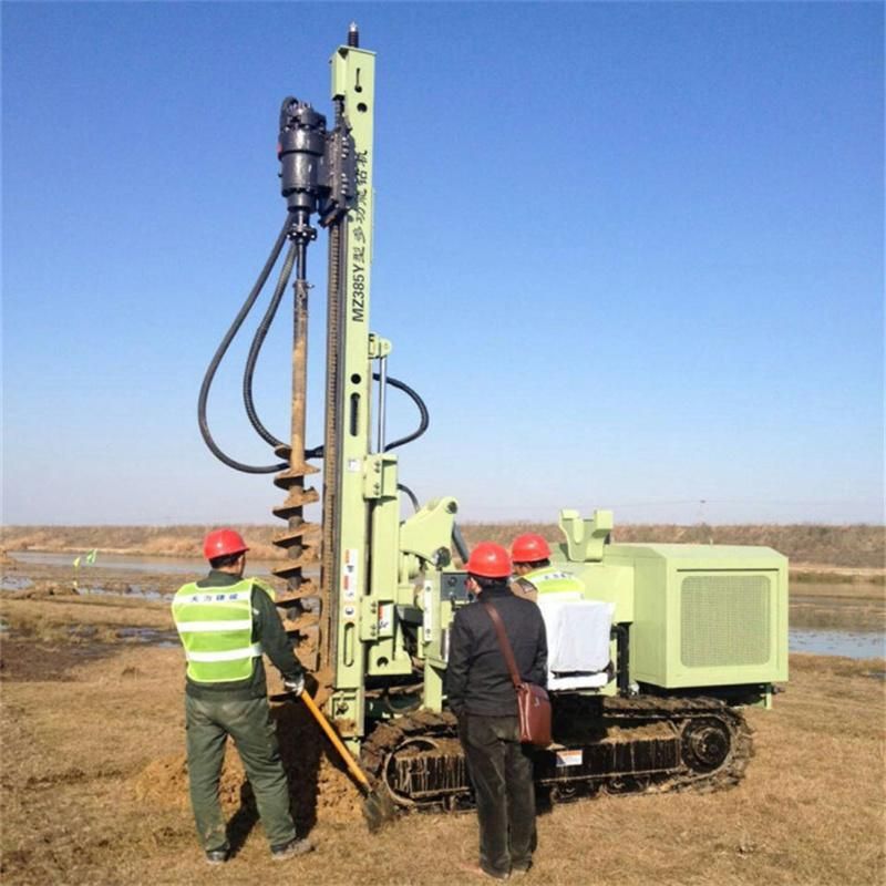 Mz385y-2 Hot Sale Solar Ground Screw Pile Driver Drilling Rig