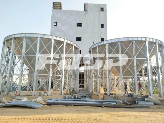 3000t Sawdust Pellet Silos Storing Wood Pellet Storage Silo