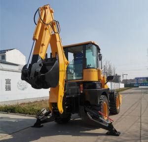 3 Ton 5 Ton 4 Wheel Drive New Backhoe Loader