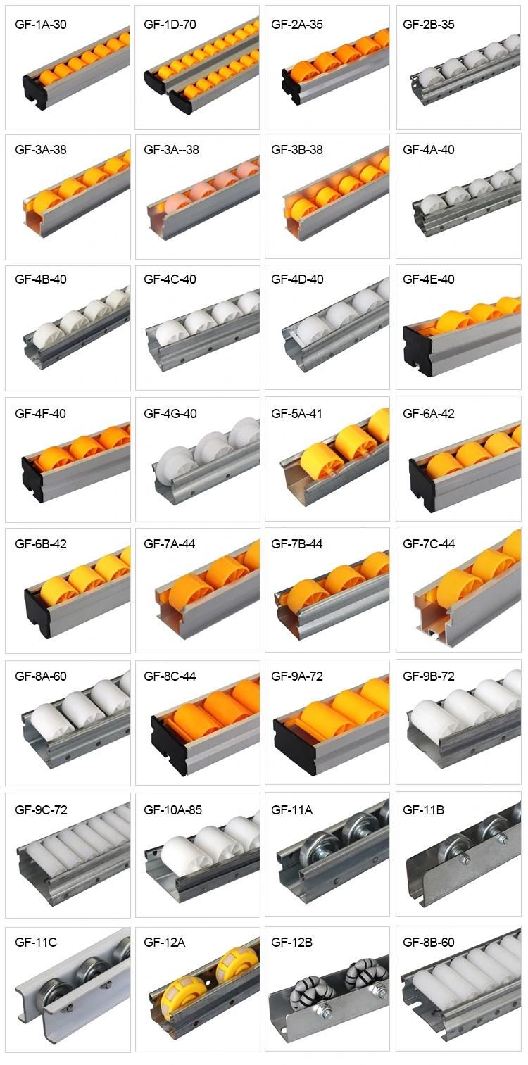 40mm Aluminum Roller Track/Placon/Lean System/Roller Track for Pipe Rack System