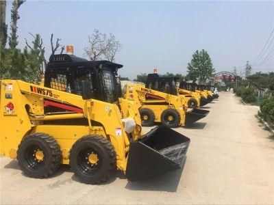 China New Hydraulic Mini Skid Steer Loader with Attachment for Sale