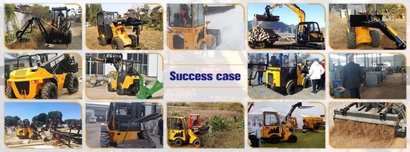 Chinese 1.5ton Telescopic Boom Mini Wheel Loader for Sale