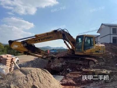 Used Mini Medium Backhoe Excavator Hyundai R215-7c Construction Machine Second-Hand