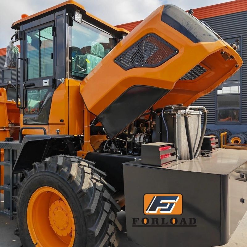 Forload Manufacturer 940 Small Wheel Loader 2.5 Ton Front End Mini Loader