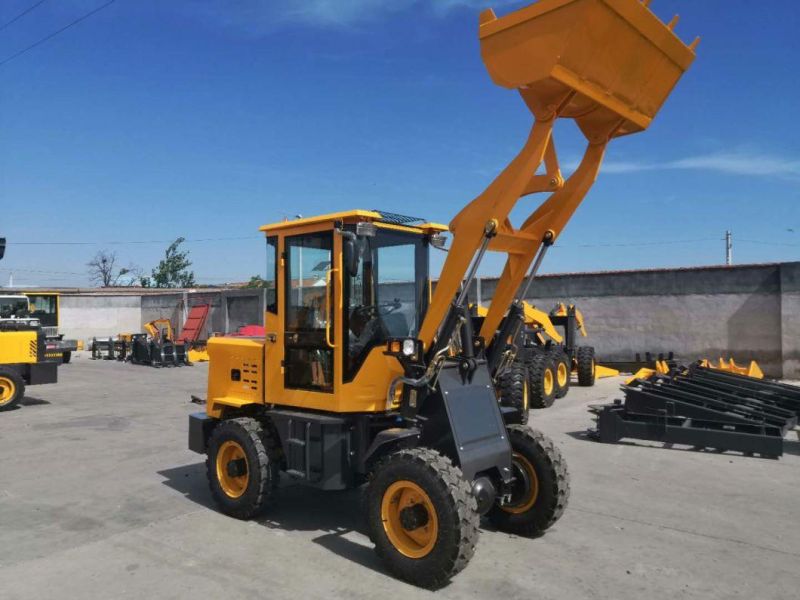 High Quality China Small 0.6 Cbm Wheel Loader 2 Ton Mini Front End Loader