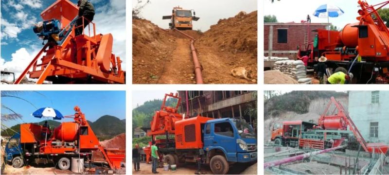 Bangbo Capacity Mobile Construction Concrete Drum Mixer Truck