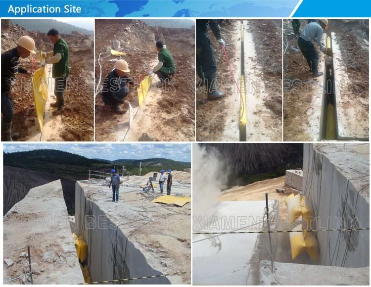 Quarrying Stone Block Overturning Cushion for Granite Marble