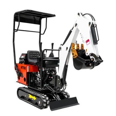 Factory Price Mini Digger Excavator Machine Ht08 Mini Excavator for Farm