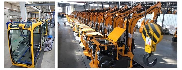 Construction Machinery Backhole Loader Excavator Machine