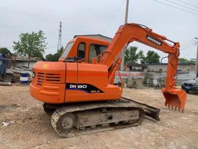 Doosan Excavator Used Mini Digger Doosan Dh80 Crawler Excavator