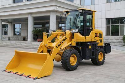 Lugong 0.9m3 Capacity Bucket Articulated Compact Mini Wheel Loader for Construction Industry