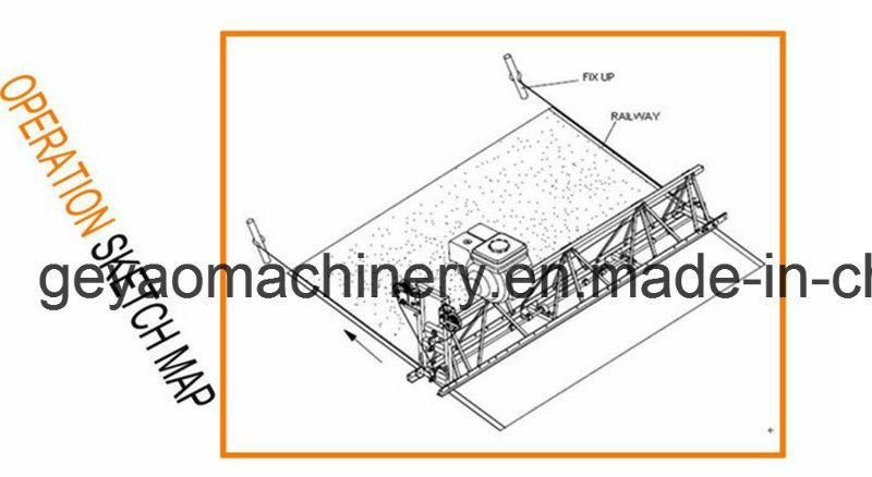 High Strength Concrete Frame Vibrating Truss Screed Gys-200
