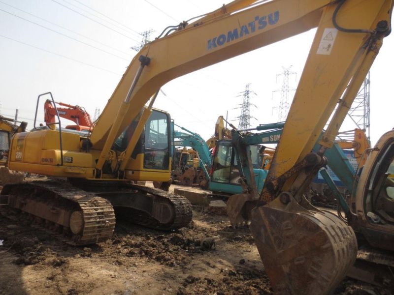Used Cheap Japan Komatsu PC200-6 PC200-7 PC200 PC210 Excavator