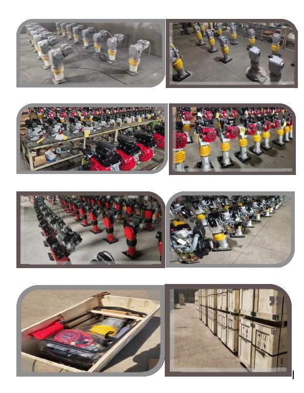 Small Manufacturing Machines Vibrating Concrete Electric Tamper Rammer Jumping Jack Compactor for Sale