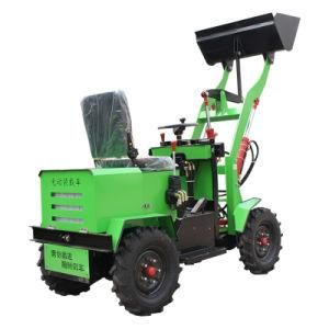 Compact Articulated Loader Mini Skid Steer AC 60 V Electric Loader for Indoor Use