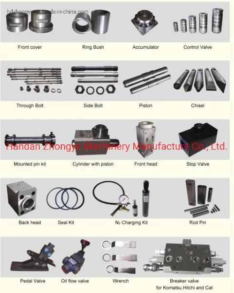 Hydraulic Breaker Chisel of Punta De Martillo Breaker Hammer Parts