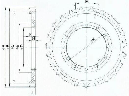 Good Price Excavator Parts Sprocket Ex150 Ex150LC-5 Ex200 Ex200-I Ex200-2 Ex200-3 Ex200-5 008249 1018740 1010204 1020990 1018740