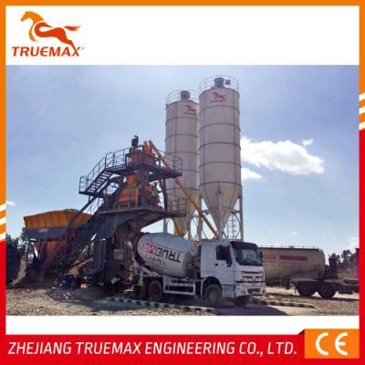 Truemax Brand Movable Concrete Batching Plant with Capacity 60m3-100m3