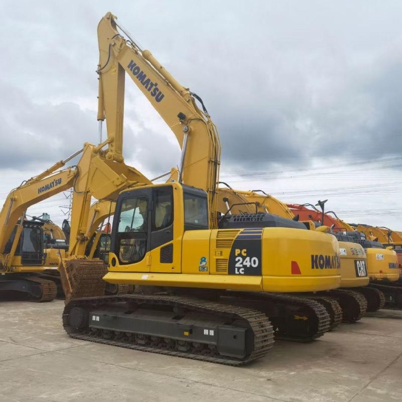 Komatsu PC240 Crawler Digger Second Hand Used Mini Excavator Excavators Hitachi Caterpillar Construction Machinery Equipment Mining Machine Excavadora Usada