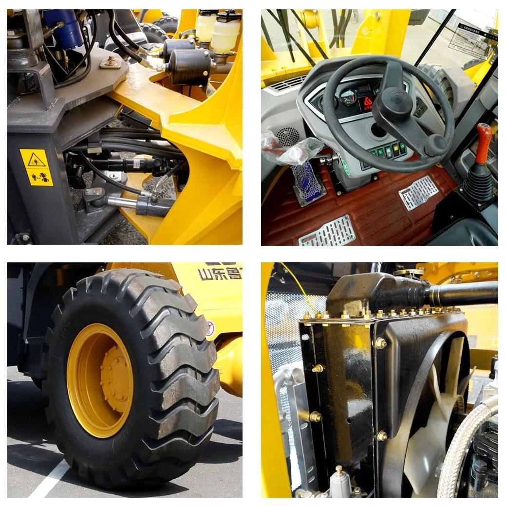 New Products 2.2 Payload Lugong T928 Acens Wheel Loader with Heating and Cooling Air Conditioner