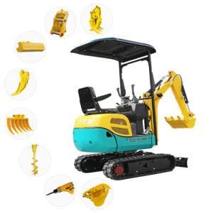 Garden Use Mini Bucket Small Digger Mini Excavator 0.8ton 1.0ton with Cheap Prices