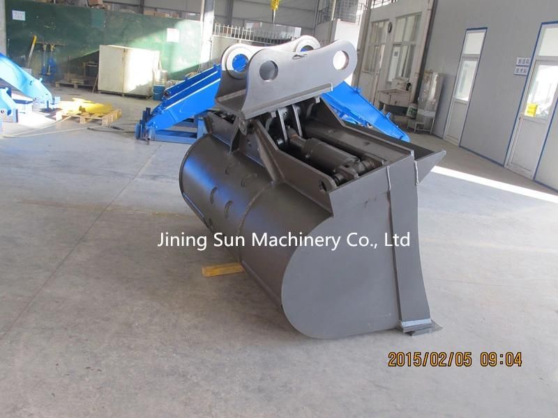 Excavator Hydraulic Tilt Bucket for Ditch Cleaning with Oil Cylinder