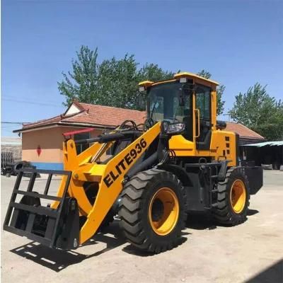 2.5 Ton Et925 Articulated Payloader Elite Mini Wheel Loader with Pallet Fork