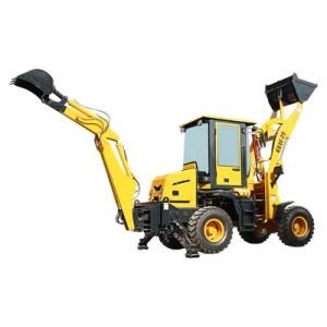 Mini Front End Telescopic Tractor Backhoe Loaders 4X4 Price for Sale Traktor Front Wheel Loader Backhoe