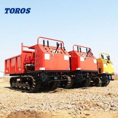 1000kg Crawler Loading Dumper Loader 1 Ton Dumper Truck Crawler Tipper