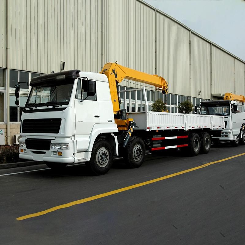 High Performance 4 Ton Gsqs100-4 Flatbed Truck Mounted Crane Cheap Price Sale