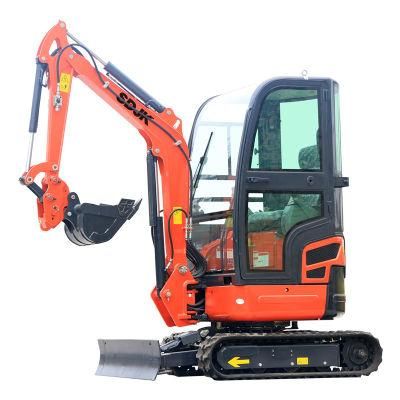 Construction Equipment Digger Excavators Mini Excavator 2 Ton