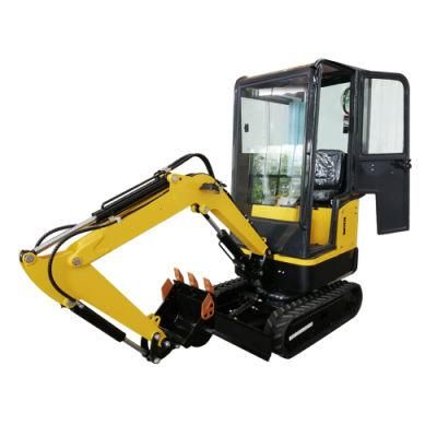 High Quality 1 Ton Mini Excavator Crawler Type Cheap Micro Digger for Sale