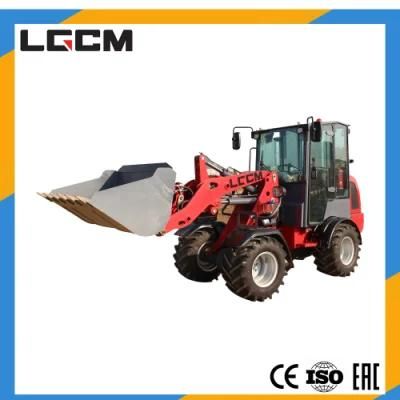 Lgcm CE China Full Hydraulic System Mini Wheel Loader 1.6t