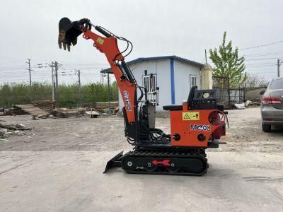 China Wholesale Mini Small Hydraulic Excavator CE/EPA Compact Crawler Mini Shovel 0.8ton Bagger Digger